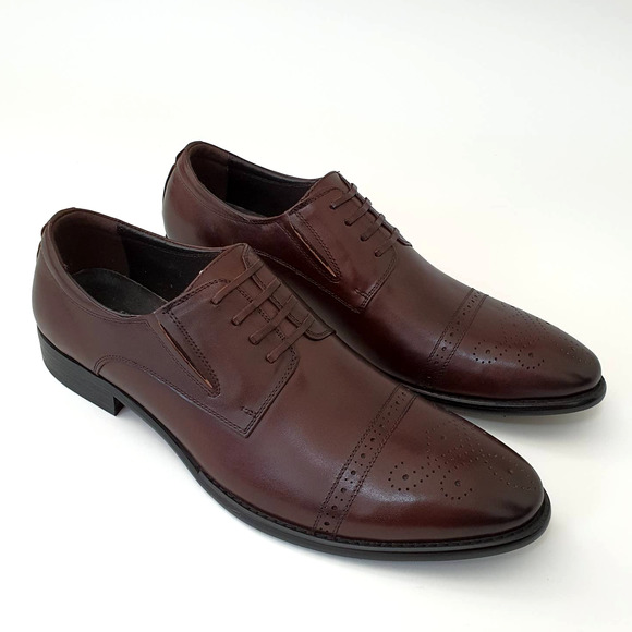 Vintage Foundry Co. Brown Captoe Oxford Lace Shoes main image 9